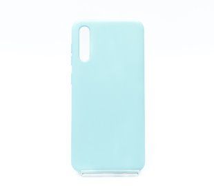 Силіконовий чохол Full Cover для Samsung A30s/A50/A50s azure без logo