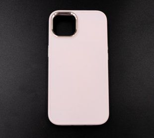 TPU чехол Bonbon Metal Style для iPhone 13 light pink