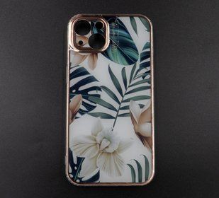 Силіконовий чохол Gelius Leaf Case для iPhone 13 orchid