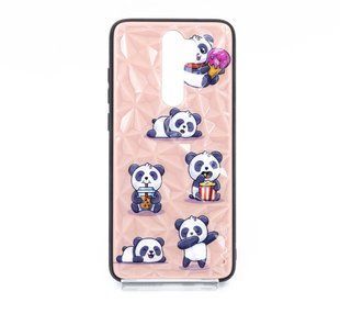 TPU+PC чохол Prisma Wave Majesty для Xiaomi Redmi Note 8 Pro Baby pandai/light pink