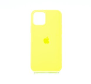 Силіконовий чохол Full Cover для iPhone 12/12 Pro neon green