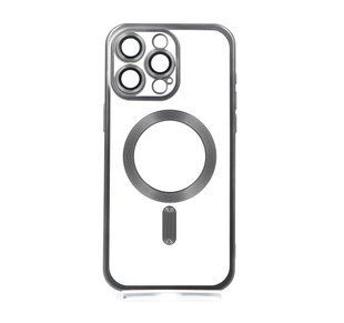 Чохол Fibra Titanium with MagSafe для iPhone 15 Pro Max clear/black Full Camera