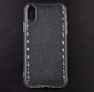 Чехол TPU Clear Sparkle (OPP) для iPhone X/XS