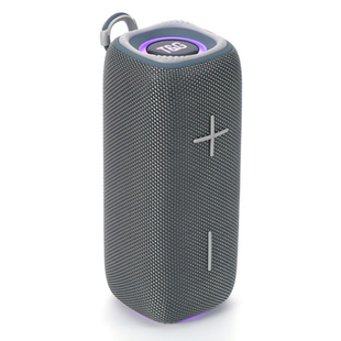 Bluetooth Колонка TG654 RGB с подсветкой, speakerphone, радио, grey