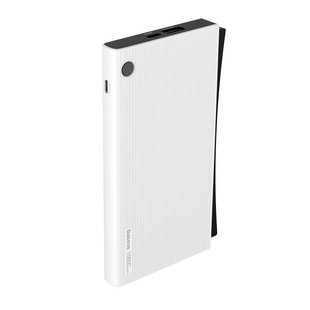 Power Bank BASEUS PREMIUM Esazi Daul input LCD 10000 mAh White