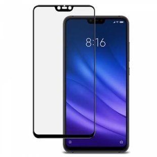 Защитное 2.5D стекло для Xiaomi Mi8/Mi8 Pro f/s 0.3mm black