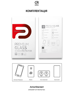 Защитное стекло ArmorStandart Pro для Motorola G75 5G Black (ARM83293)