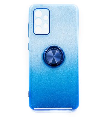 Силиконовый чехол SP Shine для Samsung A32 blue ring for magnet