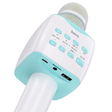 Колонка микрофон караоке Hoco BK5 blue
