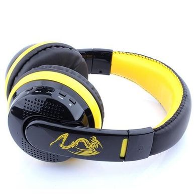 Навушники OVLENG MX666 Bluetooth Black-yellow