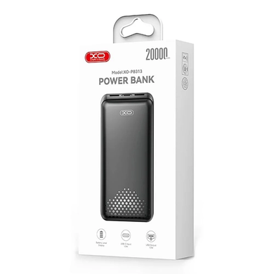 Power Bank Power Bank XO PB313 Light display mobile power 20000mA black