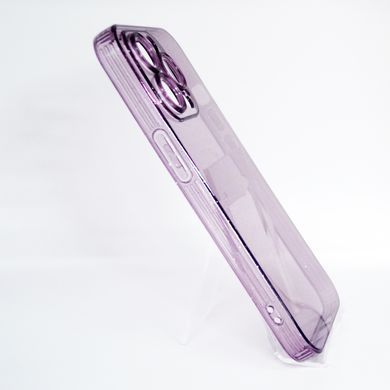 TPU чехол Nova для iPhone 14 Pro Max violet clear Full Camera