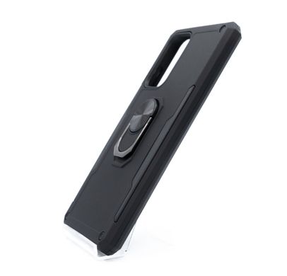 Чехол Serge Ring for Magnet для Samsung A52 black противоударный