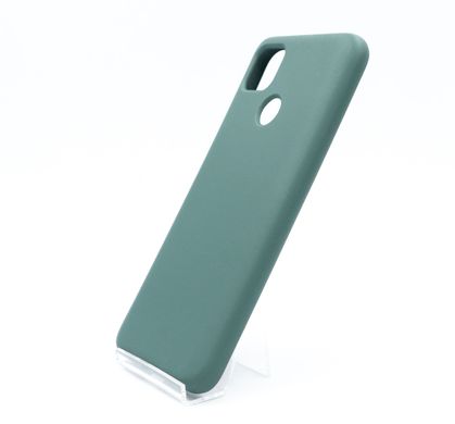 Силіконовий чохол Full Cover для Xiaomi Redmi 9C dark green без logo