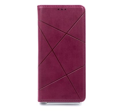 Чохол книжка Business Leather для Xiaomi Poco X4 Pro/Redmi Note 11 Pro bordo Eur ver