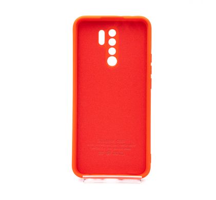 Силіконовий чохол Full Cover для Xiaomi Redmi 9 red Full Camera без logo