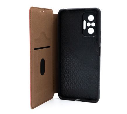 Чохол книжка Premium PU шкіра для Xiaomi Redmi Note 10 Pro/10 Pro Max DDU red (4you)