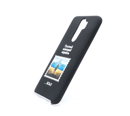 Силіконовий чохол Full Cover MyPrint для Xiaomi Redmi Note 8 Pro black (Всьо) без лого