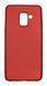 Силіконовий чохол для Samsung A8 (2018) carbon red