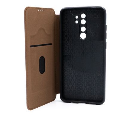 Чехол книжка Premium PU кожа для Xiaomi Redmi Note 8 Pro DDU dark blue (4you)