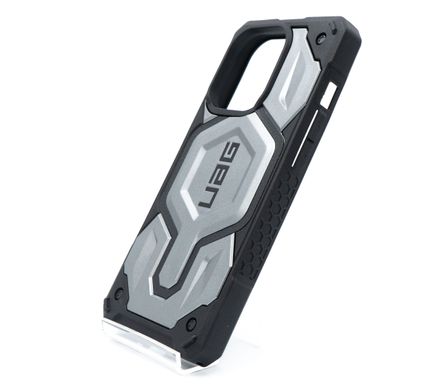 Чохол UAG Monarch Pro with Magsafe Leather для iPhone 14 Pro gray протиударний