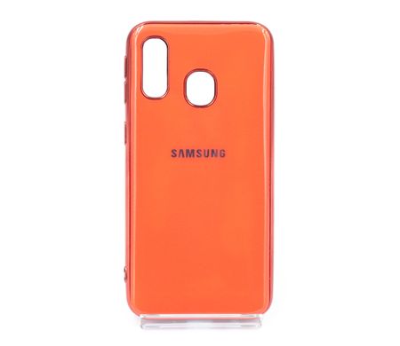 Накладка Soft Glass для Samsung A40 coral