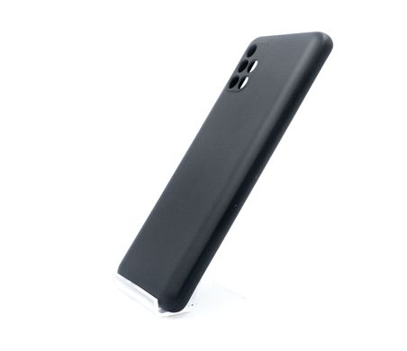 Силиконовый чехол Soft feel для Samsung M51 black Full camera