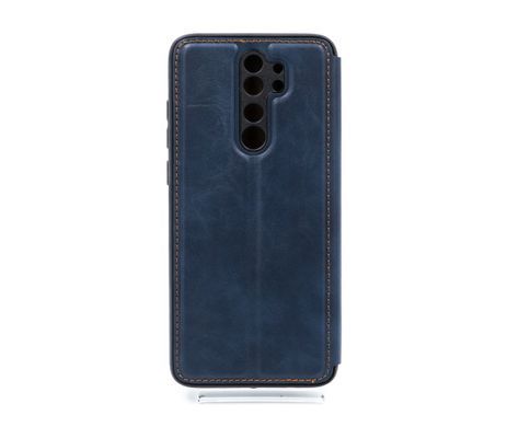 Чехол книжка Premium PU кожа для Xiaomi Redmi Note 8 Pro DDU dark blue (4you)