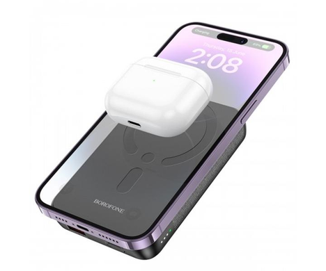 Power Bank Borofone BJ47 Quick PD20W magnetic power bank 10000mAh black