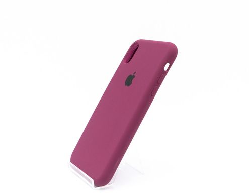 Силіконовий чохол Full Cover для iPhone XR maroon