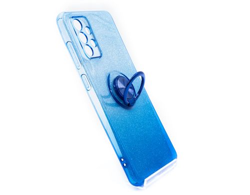 Силиконовый чехол SP Shine для Samsung A32 blue ring for magnet