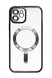 Чехол Metal Matte with MagSafe для iPhone 12 black Full Camera