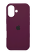 Силиконовый чехол Full Cover для iPhone 17 marsala