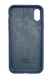 Силиконовый чехол Full Cover для iPhone XS Max alaskan blue