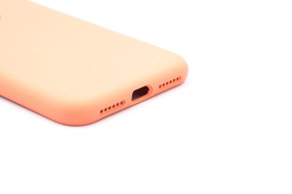 Силіконовий чохол Full Cover для iPhone X/XS papaya