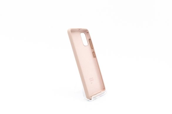 Силіконовий чохол Full Cover для Samsung A41 pink sand  Protective