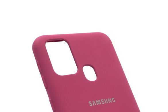 Силиконовый чехол Full Cover для Samsung M31 marsala my color