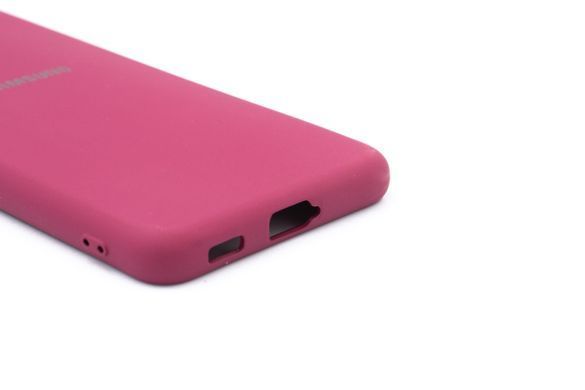 Силиконовый чехол Full Cover для Samsung S21 marsala My color Full Camera