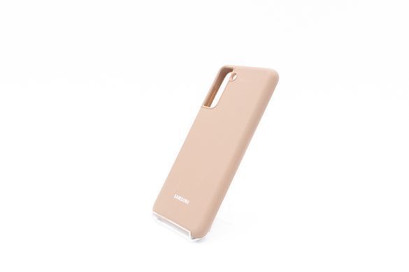 Силиконовый чехол Silicone Cover для Samsung S21/S30 pink sand