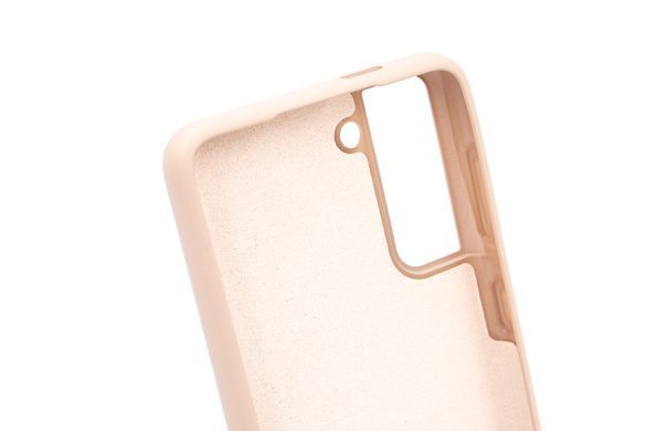 Силиконовый чехол Silicone Cover для Samsung S21/S30 pink sand