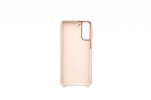 Силиконовый чехол Silicone Cover для Samsung S21/S30 pink sand
