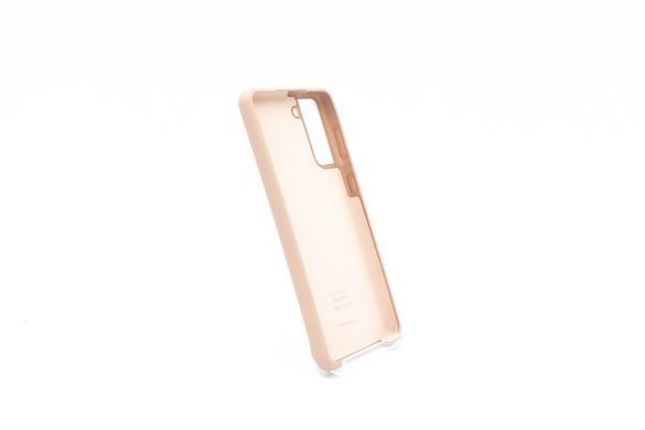Силиконовый чехол Silicone Cover для Samsung S21/S30 pink sand
