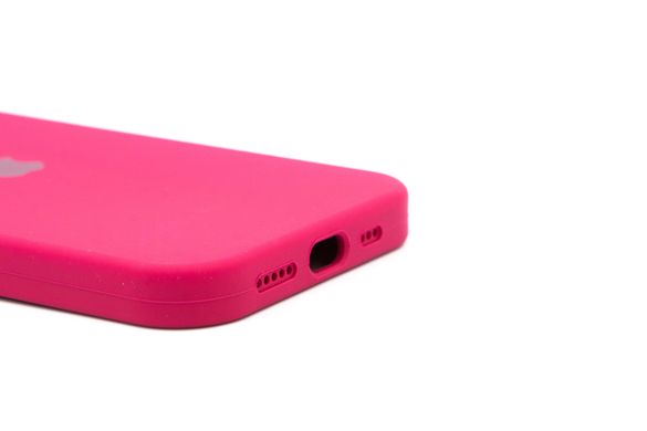 Силіконовий чохол Full Cover для iPhone 15 rose red