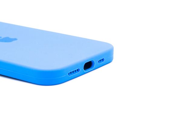 Силіконовий чохол Full Cover для iPhone 13 Pro capri blue Full Camera