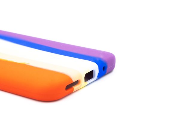 Силіконовий чохол Full Cover для Xiaomi Redmi 10 Rainbow №2
