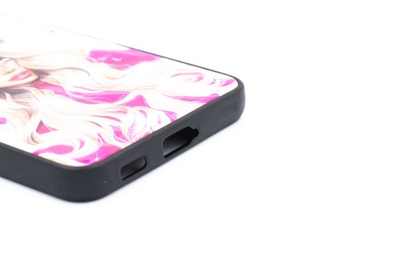 TPU+PC чохол Prisma Ladies для Samsung S21 FE pink Full Camera