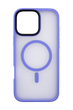 Чехол TPU+PC Metal Buttons with MagSafe Colorful для iPhone 16 Pro Max blue