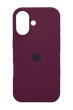 Силиконовый чехол Full Cover для iPhone 17 marsala