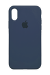 Силиконовый чехол Full Cover для iPhone XS Max alaskan blue
