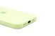 Силіконовий чохол Full Cover для iPhone 12 green mint Full Camera